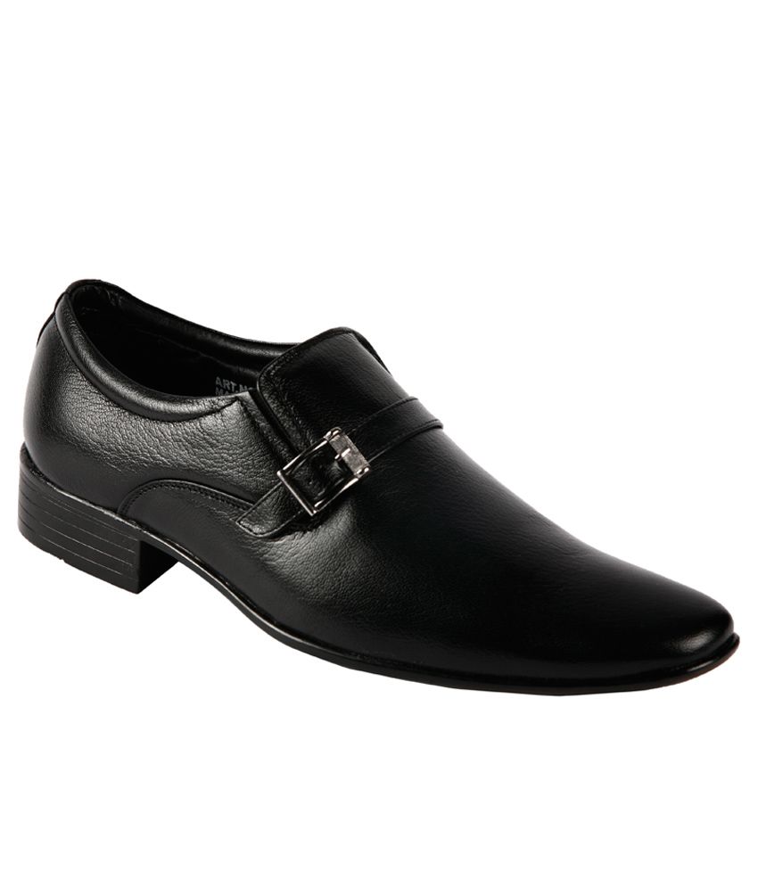 Bacca Bucci Black Formal Shoes Price in India- Buy Bacca Bucci Black ...