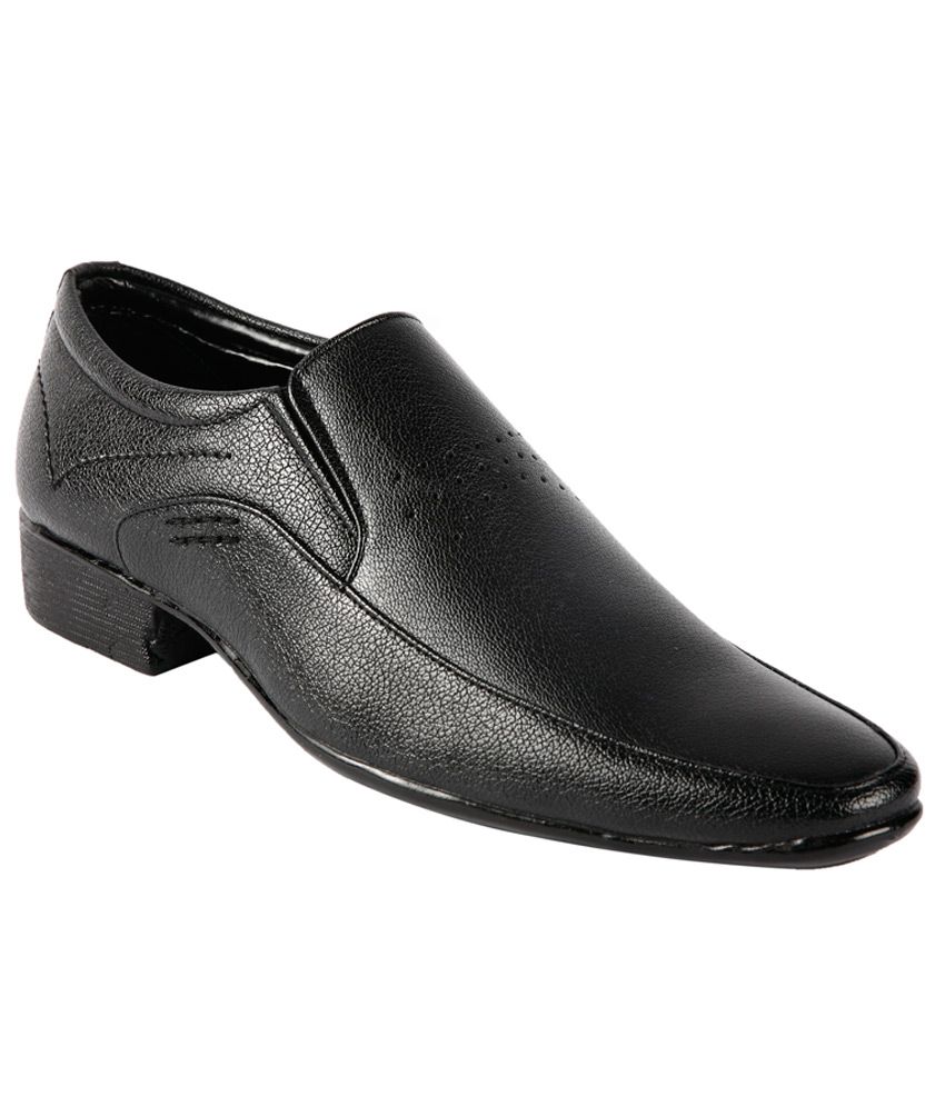 Bacca Bucci Black Formal Shoes Price in India- Buy Bacca Bucci Black ...