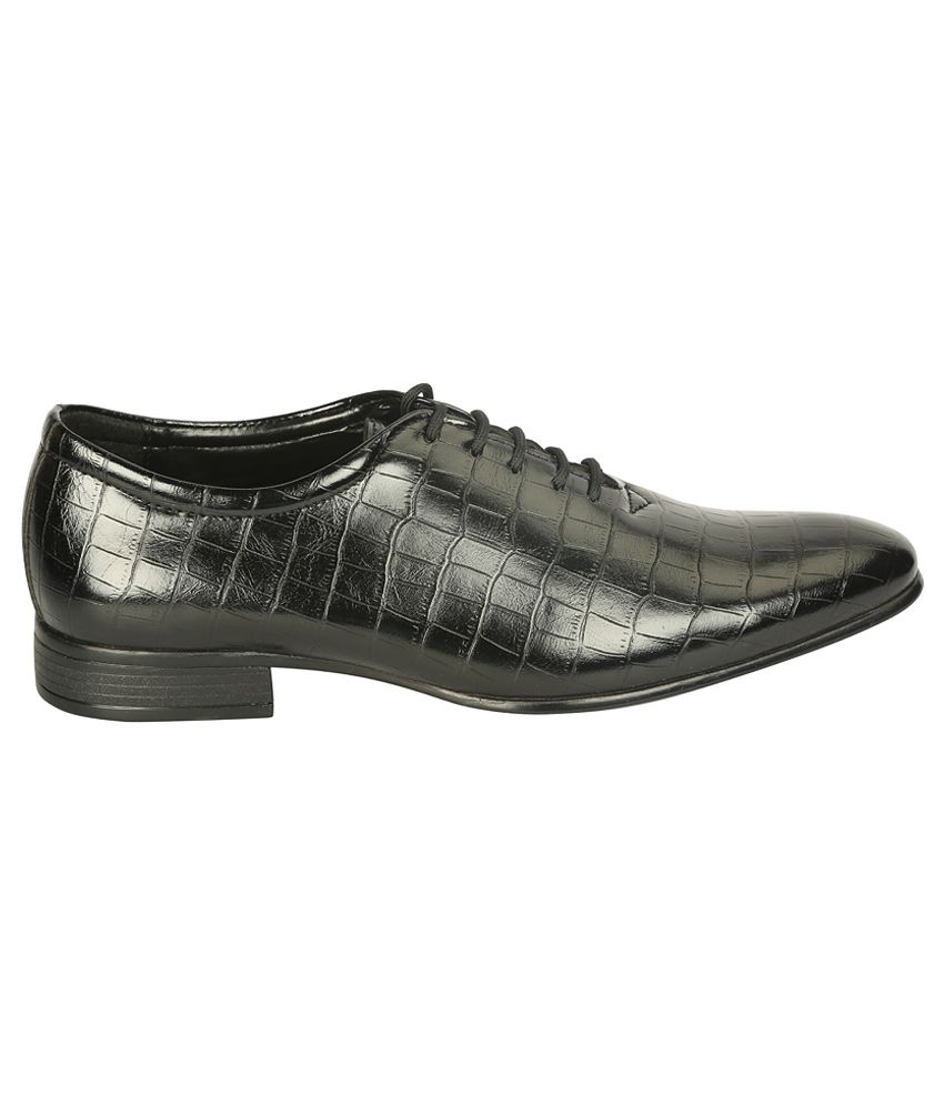 Bacca Bucci Black Formal Shoes Price In India- Buy Bacca Bucci Black ...