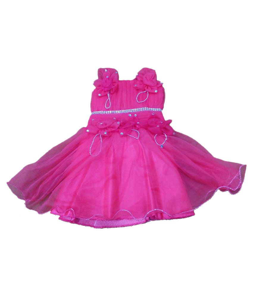 pink net frock