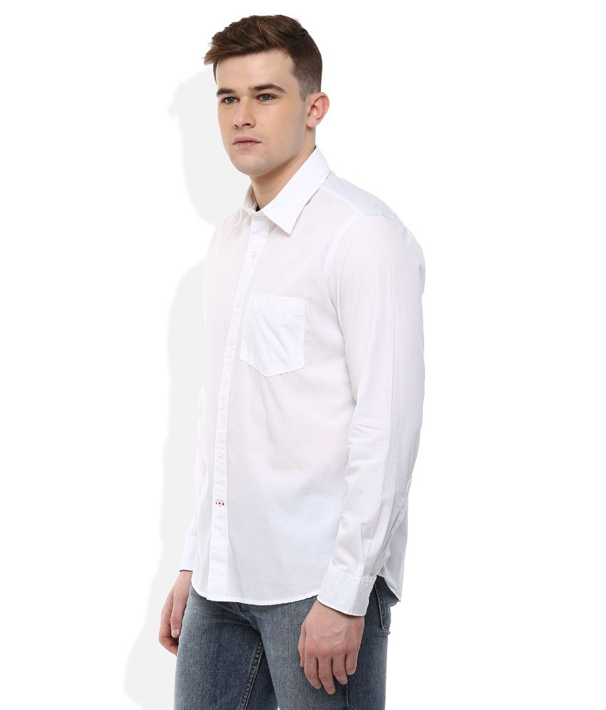 Vivaldi White Regular Fit Shirt - Buy Vivaldi White Regular Fit Shirt ...