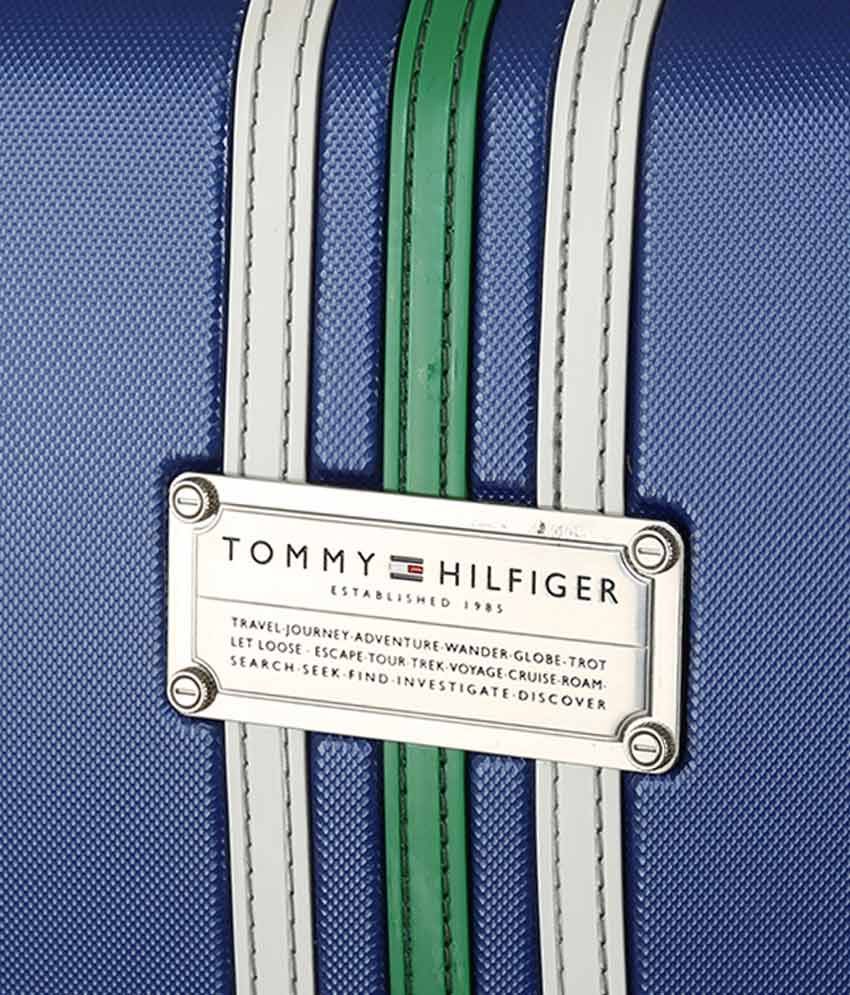 Tommy Hilfiger Wembledon Blue 4 Wheel Hard LuggageSize Medium (61Cm