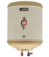 Activa 6 Ltr Instant 3 Kva 5 Star Special Anti rust coating Body Geyser with ABS Top Bottom Amazon (Ivory)