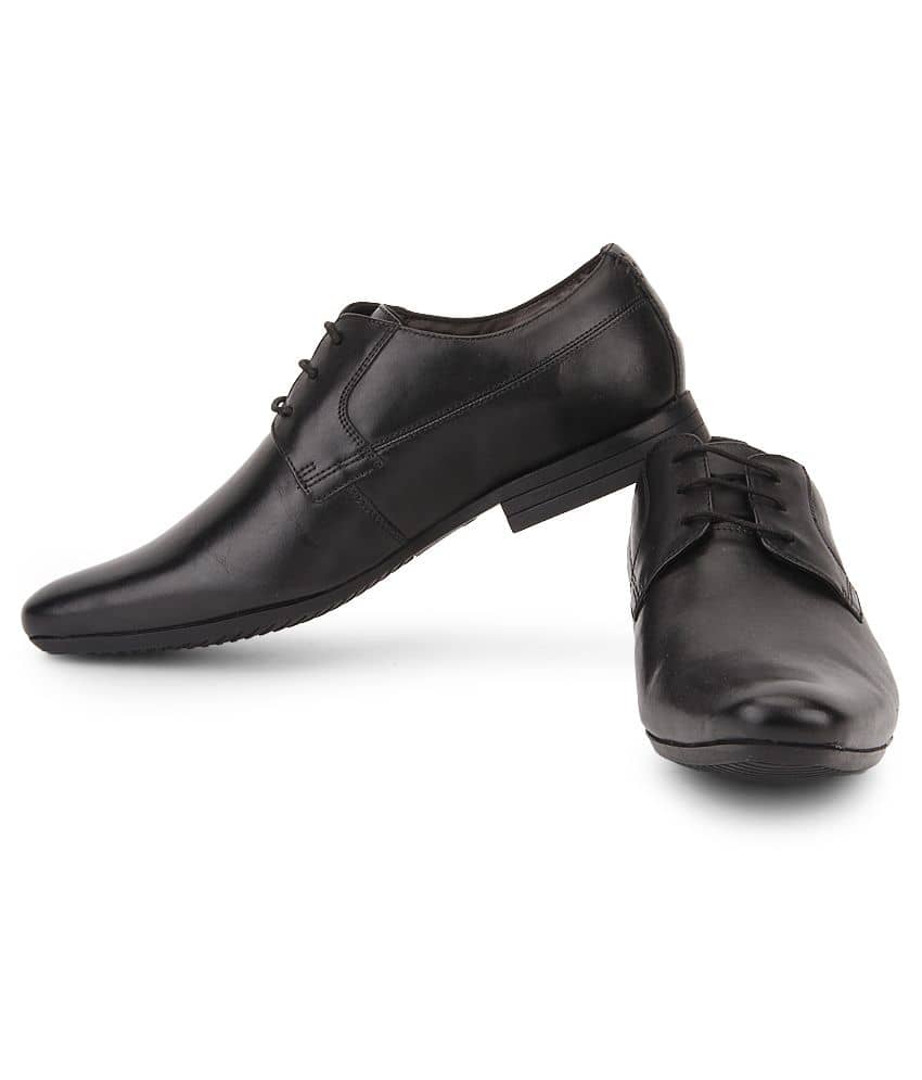 Clarks Grant Walk Black Formal Shoes 