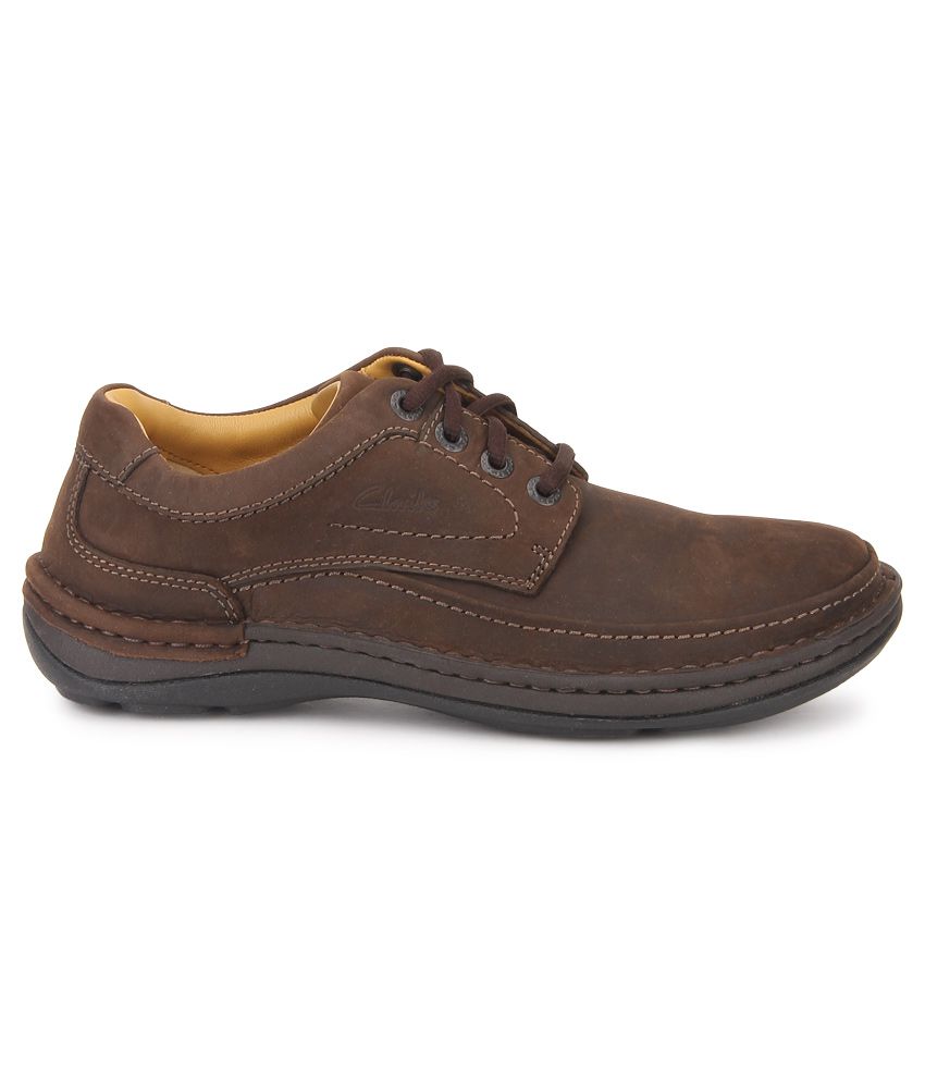 Clarks Nature Three Brown Lifestyle Casual Shoes - Buy Clarks Nature ...