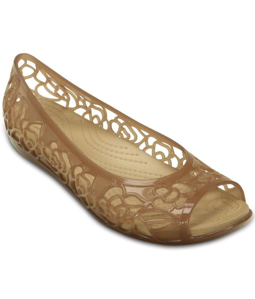 women's brown crocs