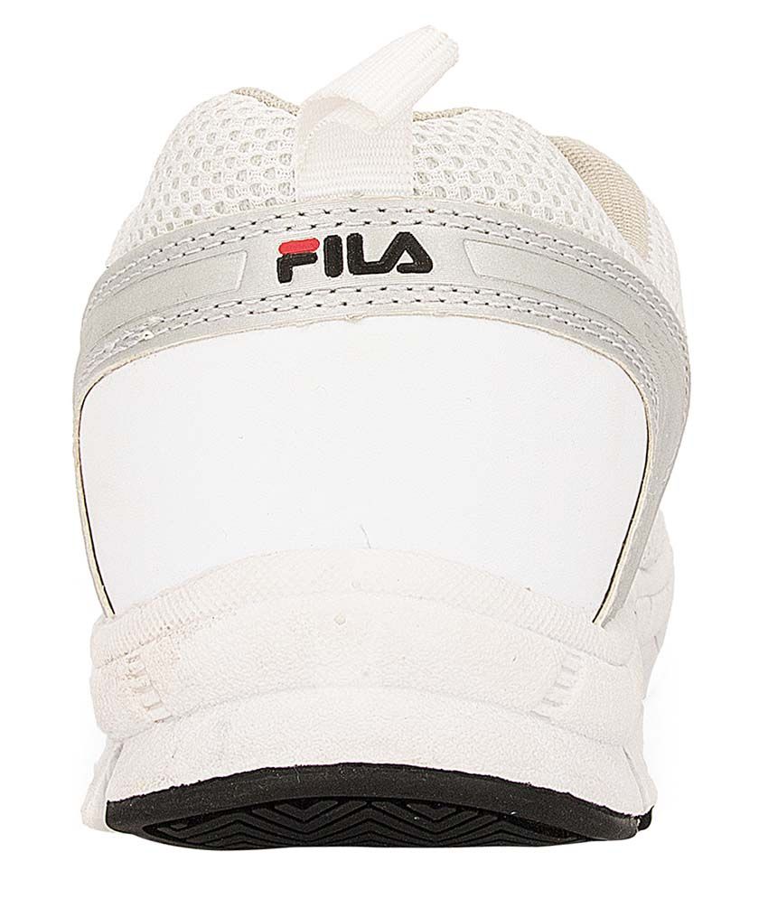 fila white running shoes