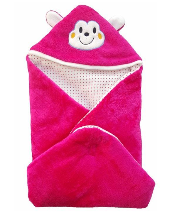 Brandonn Combo Of Multicolor Polar Fleece Baby Blanket And Wrapping