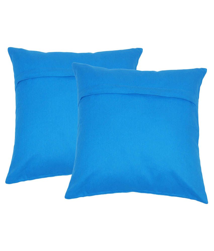 blue cushion covers