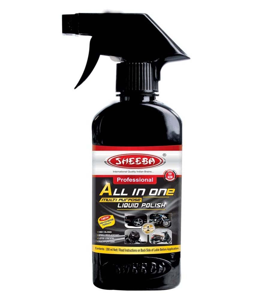 Sheeba All In One Car Polish Interior And Exterior Care Combo Buy