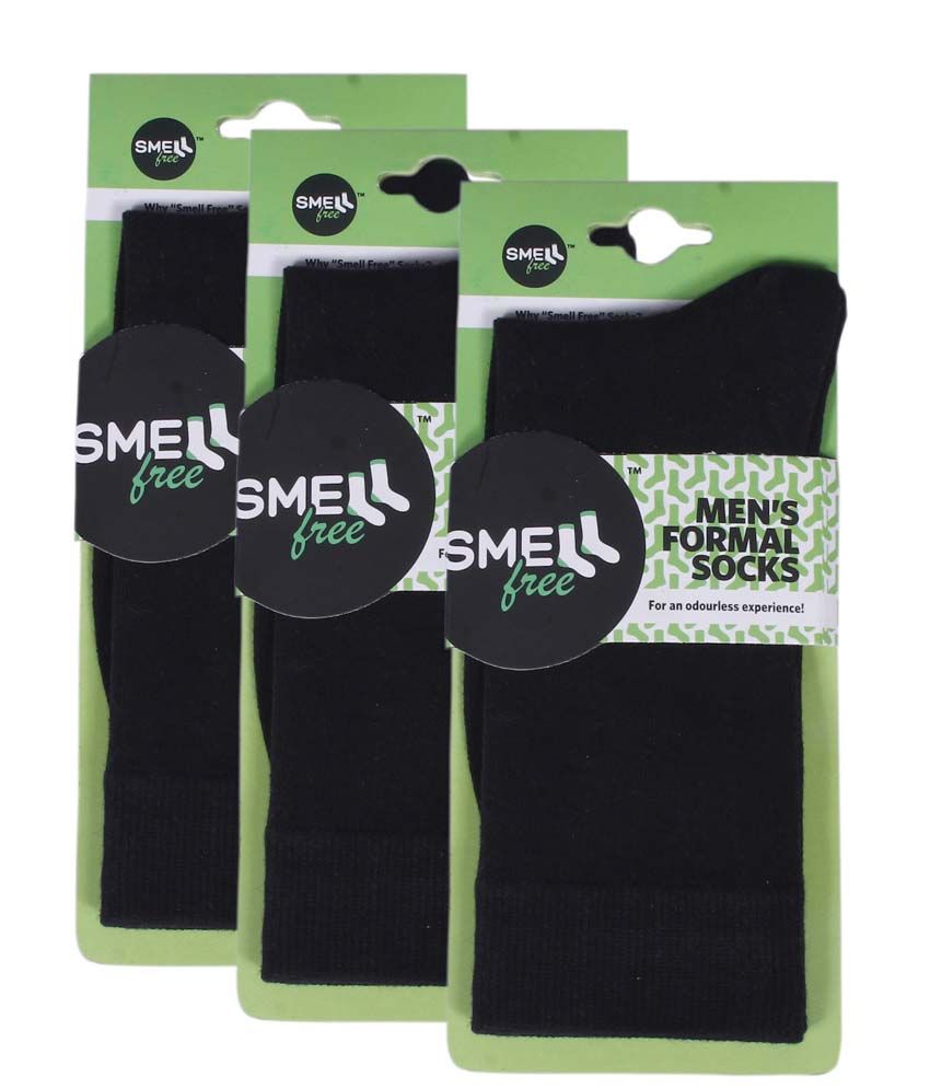 Smell Free Black Formal Full Length Socks Buy Online