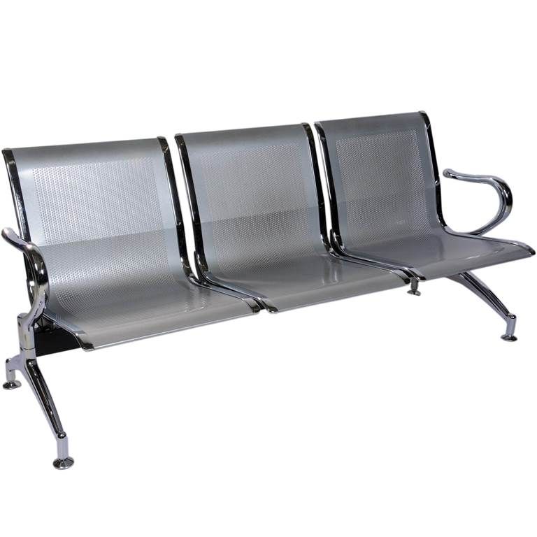 Spacio Airport Three Seater Chair Chrome Sofa - Buy Spacio Airport