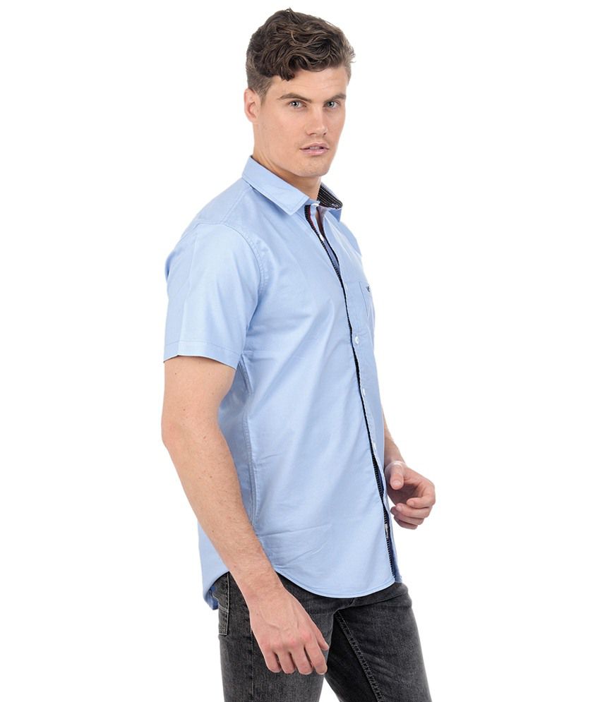 Mens Woedend ik ben trots Sting Blue Casuals Slim Fit Shirts - Buy Sting Blue Casuals Slim Fit Shirts  Online at Best Prices in India on Snapdeal