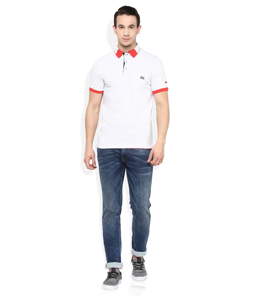 off white polo