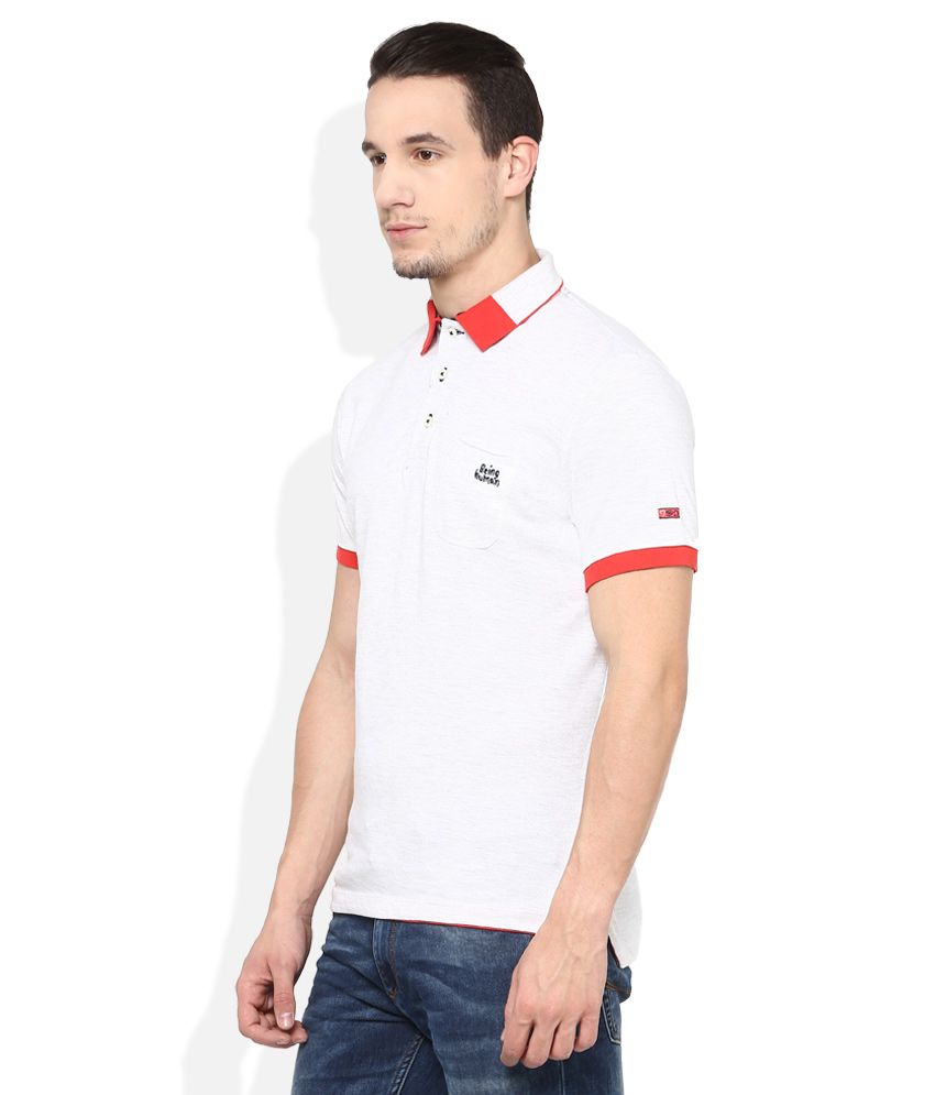 off white polo