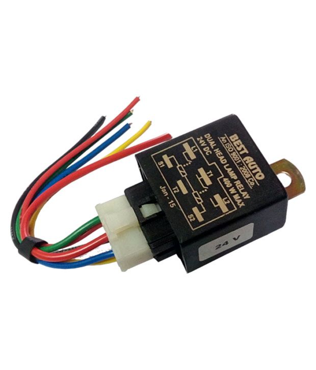 Best Auto 24 Volt Headlamp Relay For Ashok Leyland Dost