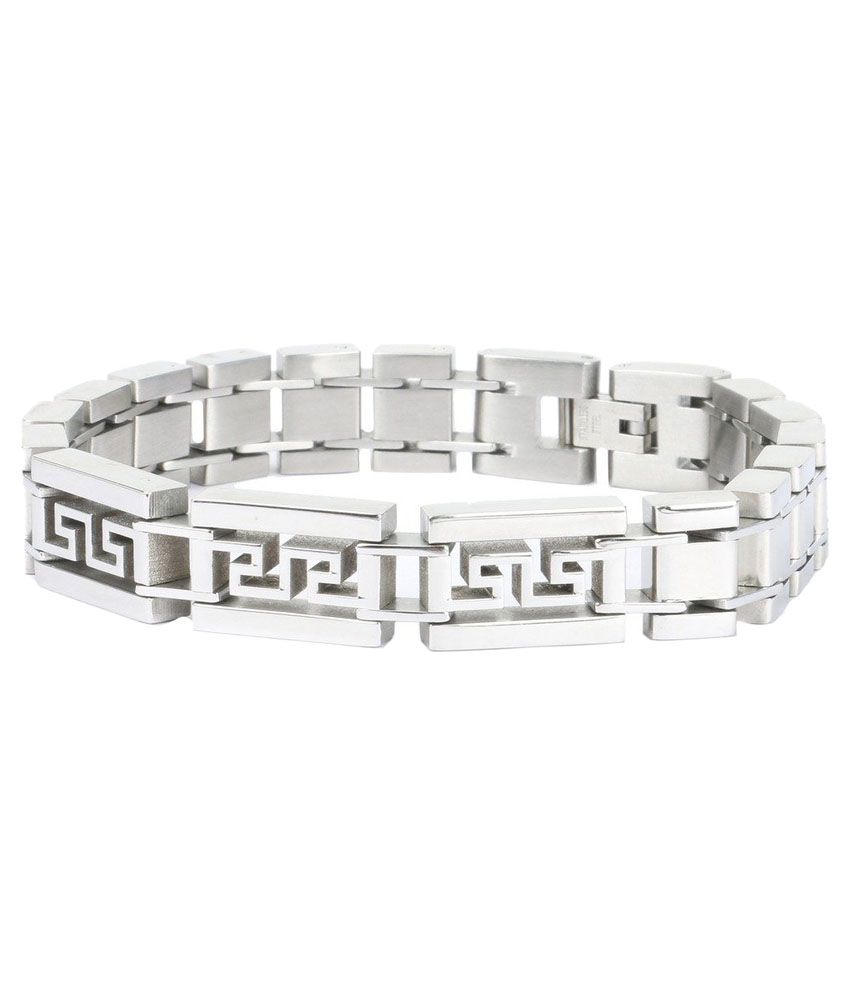     			The Jewelbox Silver Designer Bracelet