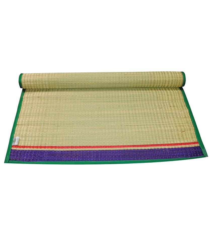 Bismi Mats Beige Plain Korai Grass Floor Mat Buy Bismi Mats Beige