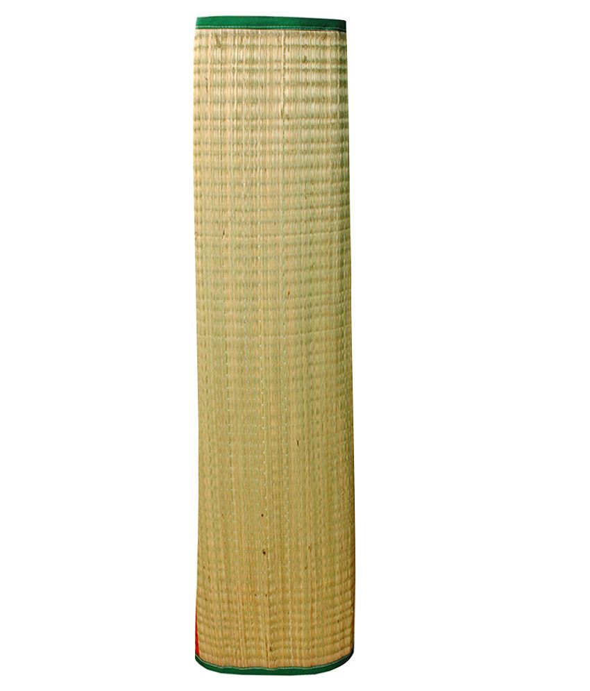 Bismi Mats Beige Plain Korai Grass Floor Mat Buy Bismi Mats Beige