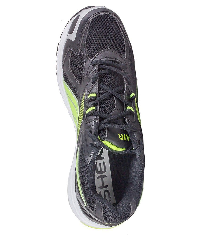 Shek Black Running Shoes - Buy Shek Black Running Shoes Online at Best ...