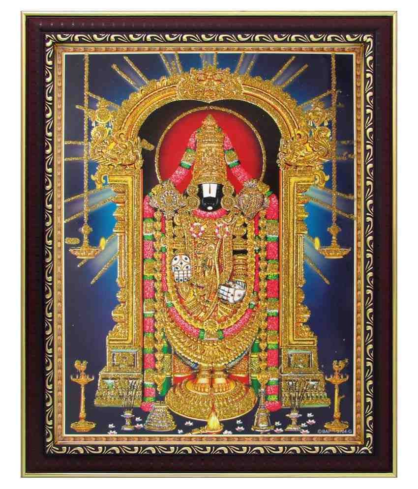 Avercart Textured Lord Venkateswara Tirupati Balaji Vyankatesh