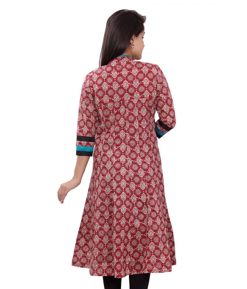 anarkali cotton kurti