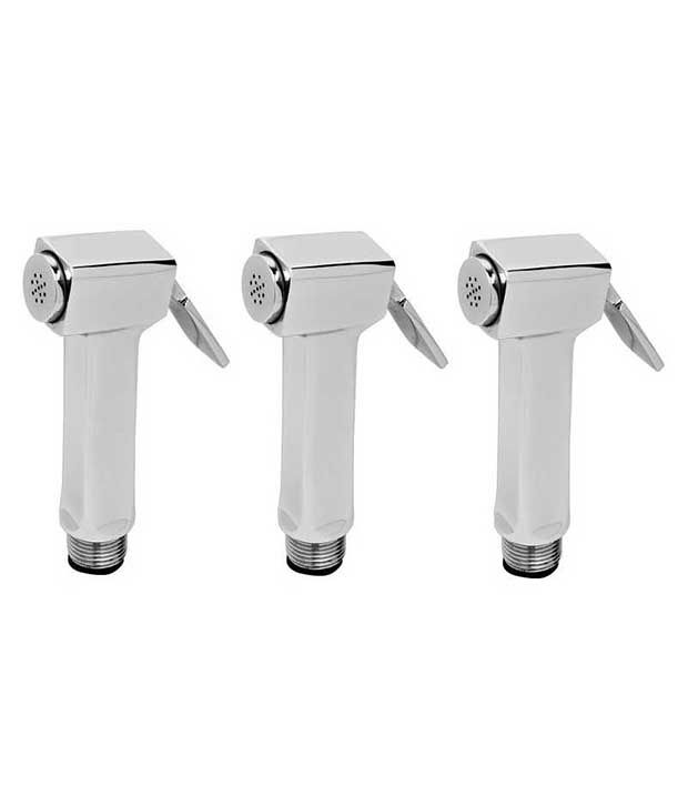 Buy Shoppingekart Cubix Light Brass Health Faucet Head Set Of 3