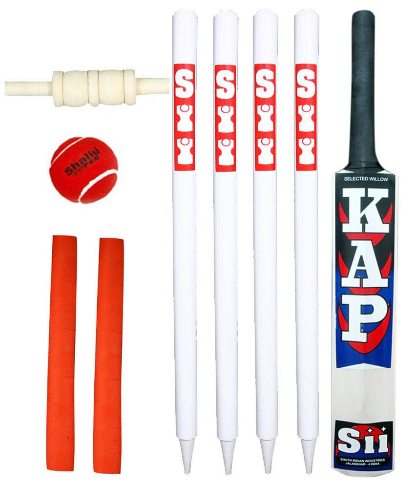 SII (Bat Full Size) Cricket Kit Contains 1Piece Cricket Popular, 1