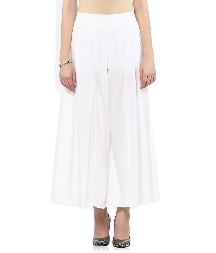 white palazzo pants online