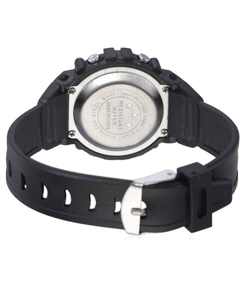 jm black smart watch