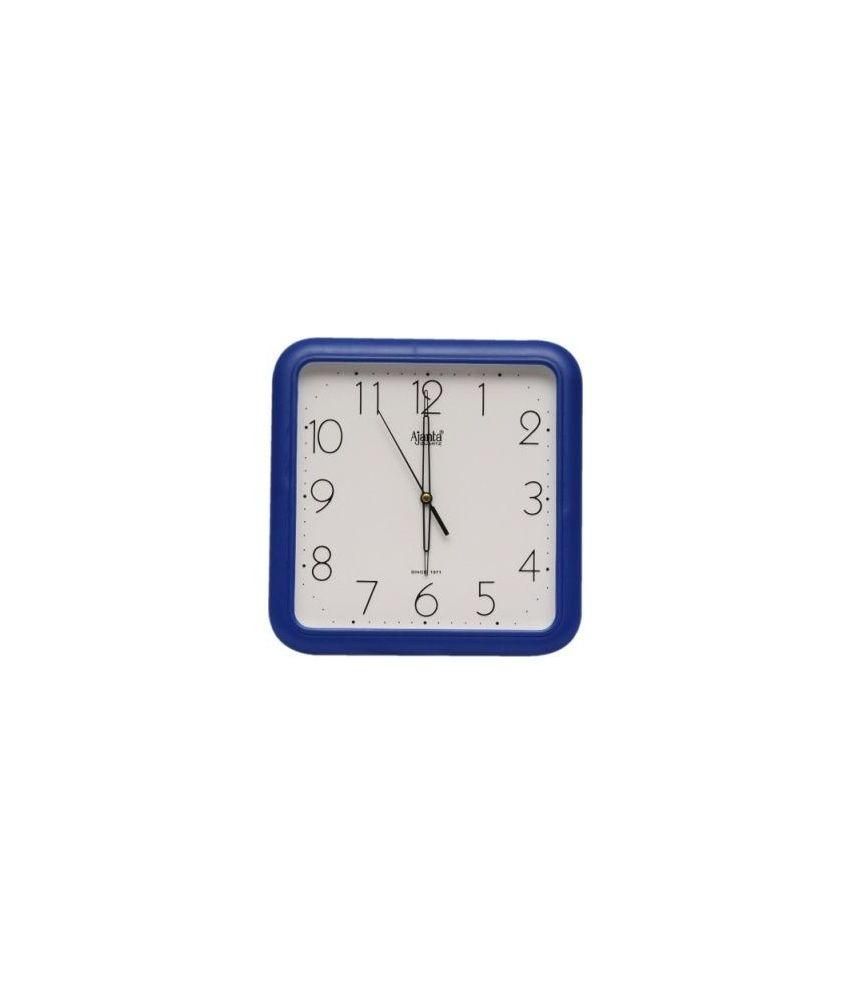 Ajanta Blue Wall Clock Buy Ajanta Blue Wall Clock at Best Price in