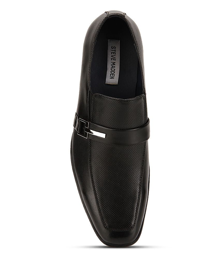 Steve Madden Seemore Black Formal Shoes Price in India- Buy Steve ...