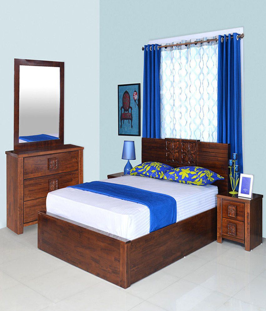 Home Monalisa Solid Wood Queen Size Bedroom Set Buy