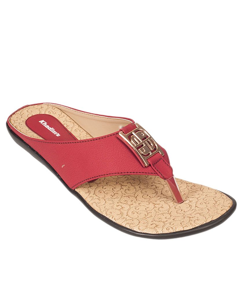 khadims flat sandals