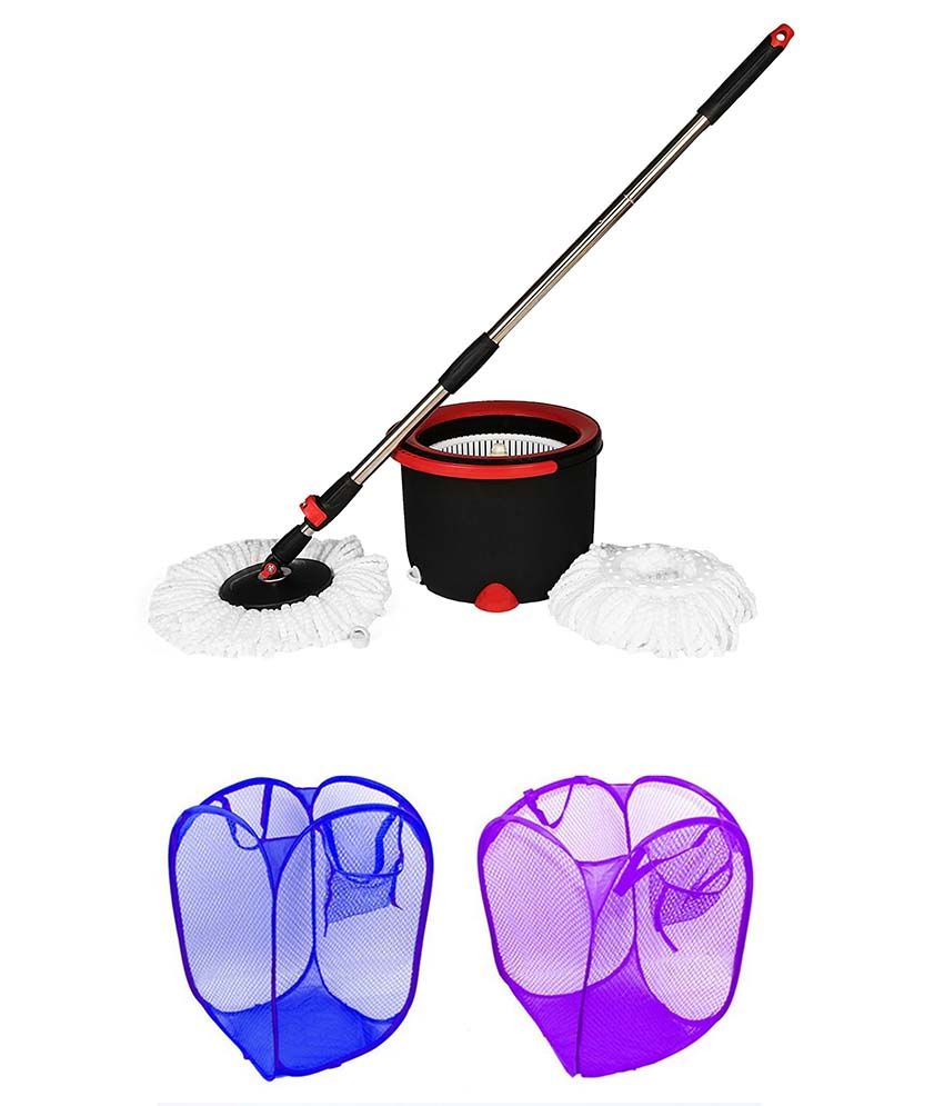 Wonder Spin Mop With 2 Pc Laundry Bag Buy Wonder Spin Mop With 2 Pc