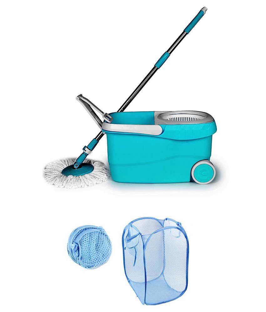 Wonder Spin Mop With 2 Pc Laundry Bag Buy Wonder Spin Mop With 2 Pc