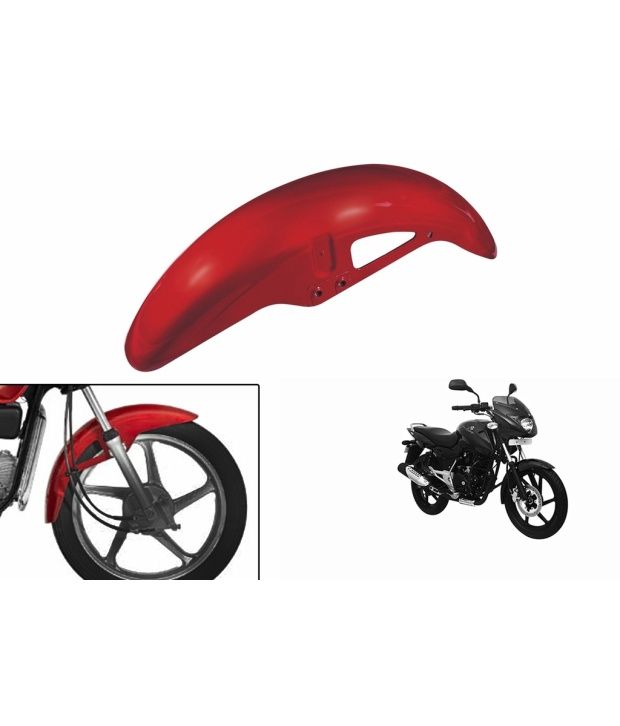 pulsar 150 front mudguard red price