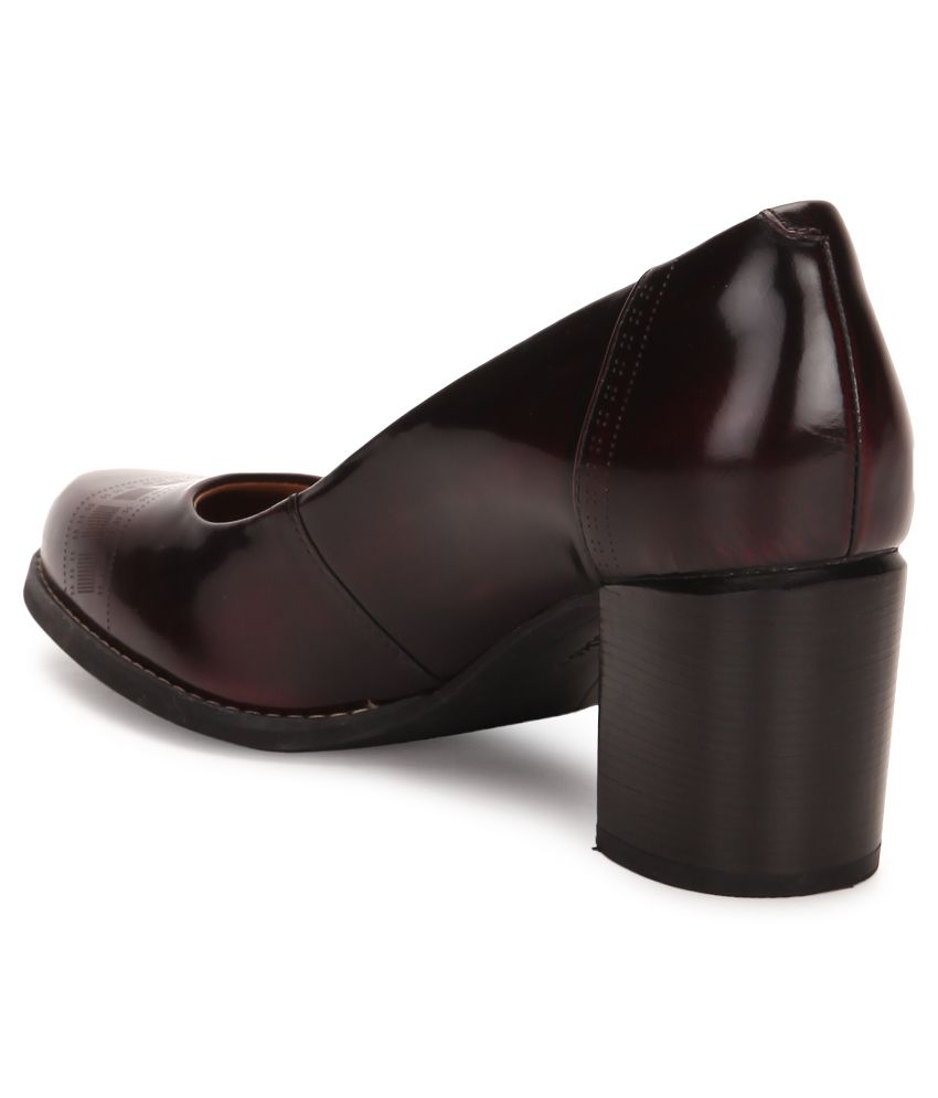 clarks block heels