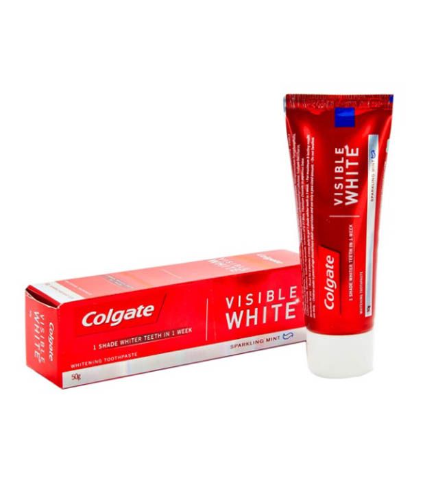 colgate visible white 50g