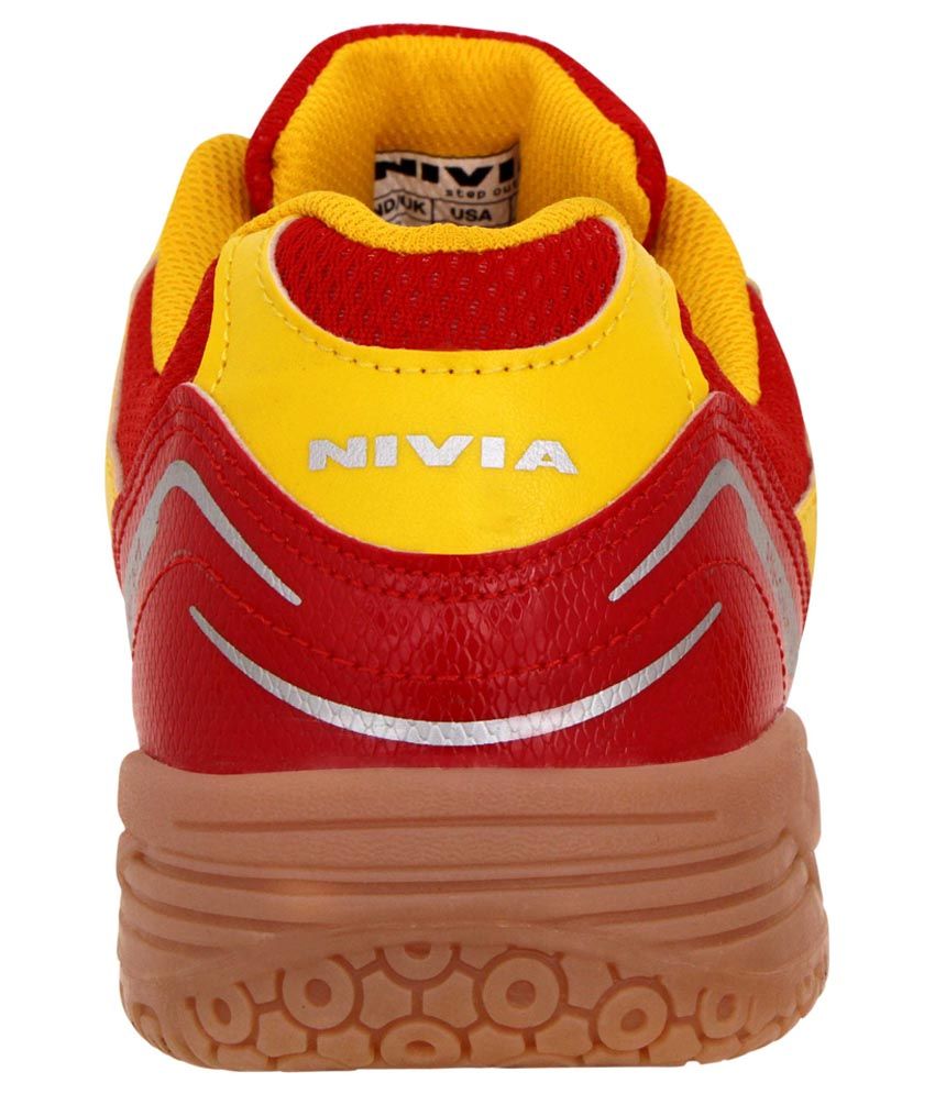 Nivia Hy Court Red Badminton Sports Shoes Buy Nivia Hy Court Red Badminton Sports Shoes Online