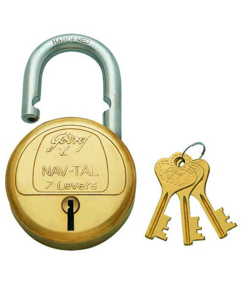 Buy Godrej Golden Alloy Lock with 3 Keys Online at Low Price in India ...