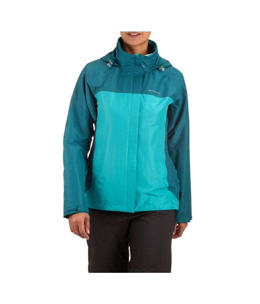 QUECHUA Forclaz 100 Women's Hiking Rain Jacket By Decathlon - Buy ...