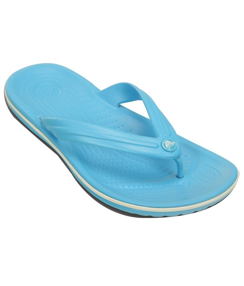 Crocs Blue Slippers & Flip Flops Price in India- Buy Crocs Blue ...