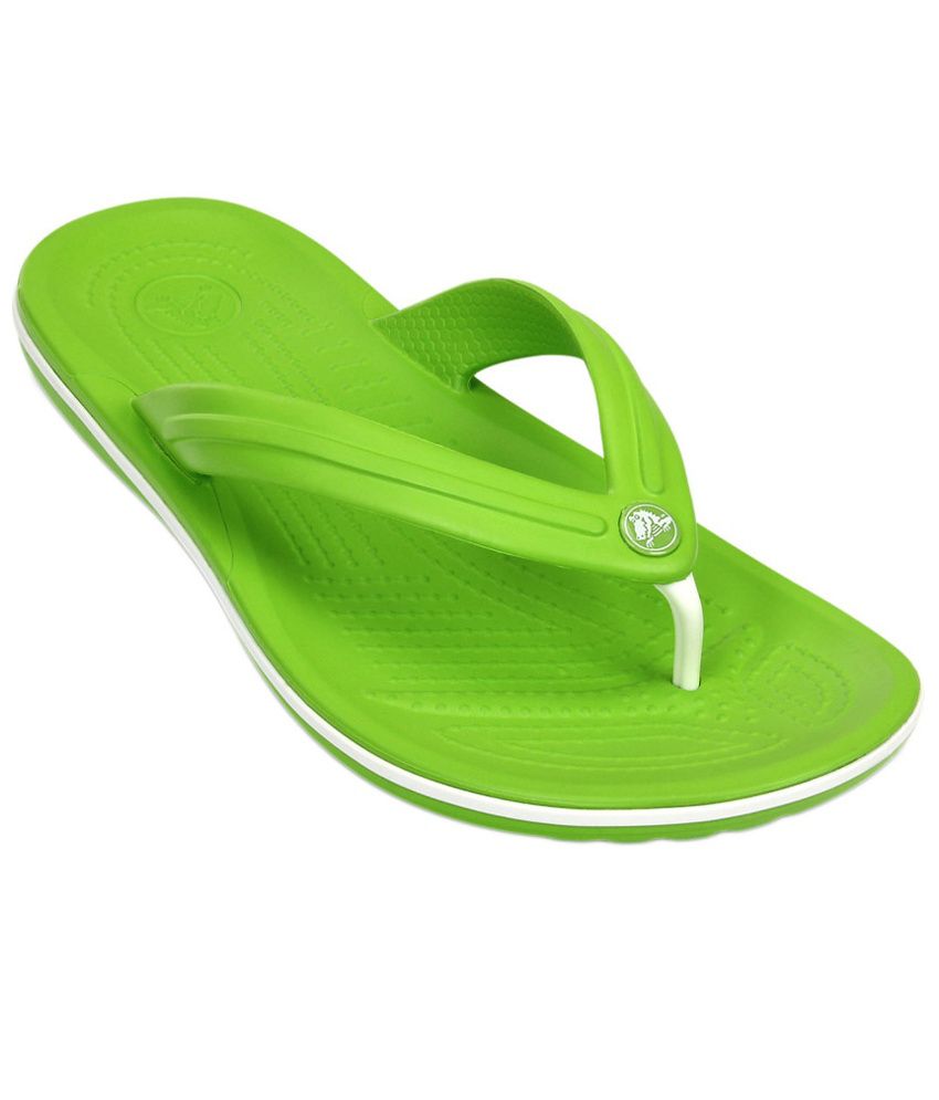 Crocs Green Slippers & Flip Flops Relaxed Fit Price in India- Buy Crocs ...