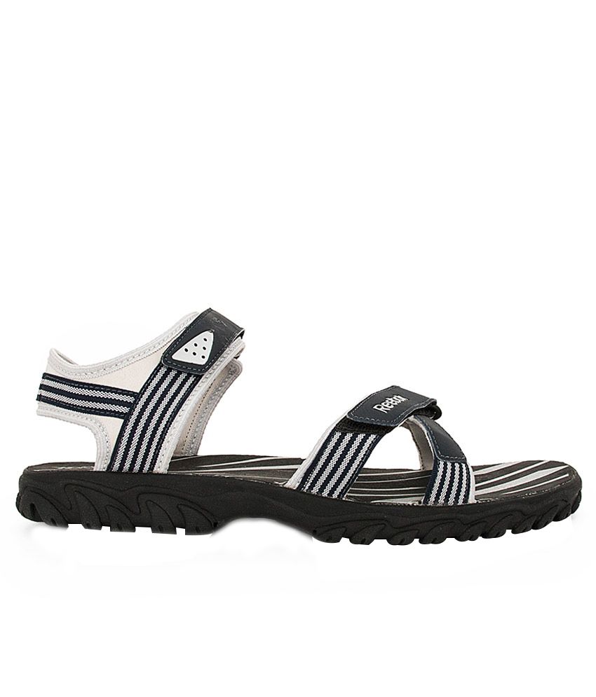 reebok grey floater sandals