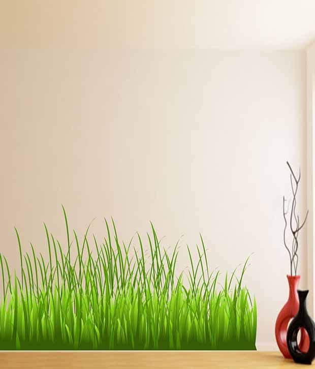 impression wall textured pvc grass wall sticker - buy impression