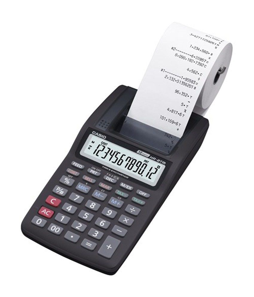 Casio Mini-printer Calculator HR-8TM: Buy Online at Best Price in India