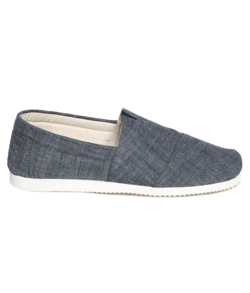 Ziera Gray Slip-on Shoes - Buy Ziera Gray Slip-on Shoes Online at Best ...