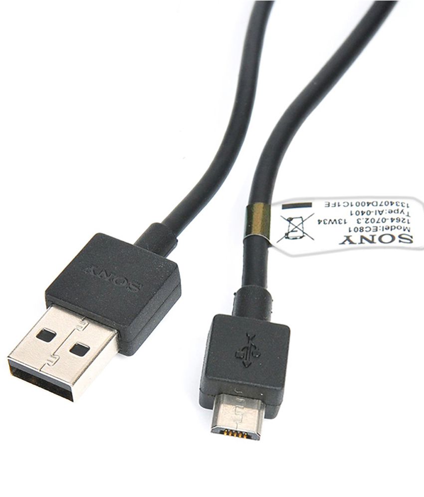Sony EC801 / EC803 Micro USB Data Cable - Black - All ...