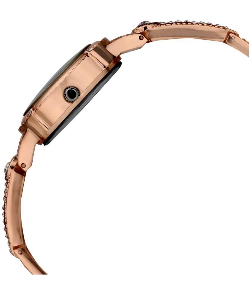 Golden Bell Golden Analog Watch Price 
